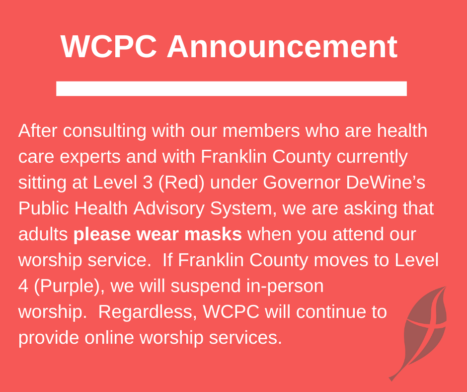 WCPC Announcement